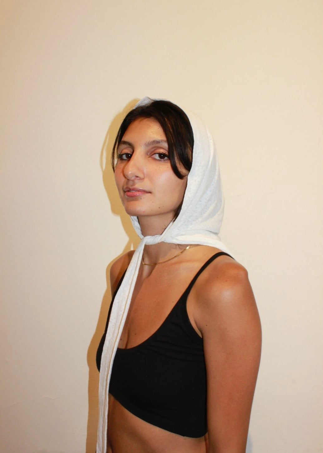 White Leopard Hood