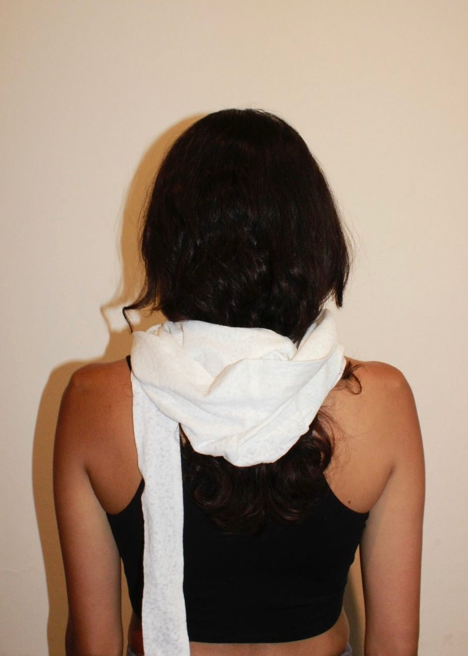 White Leopard Hood