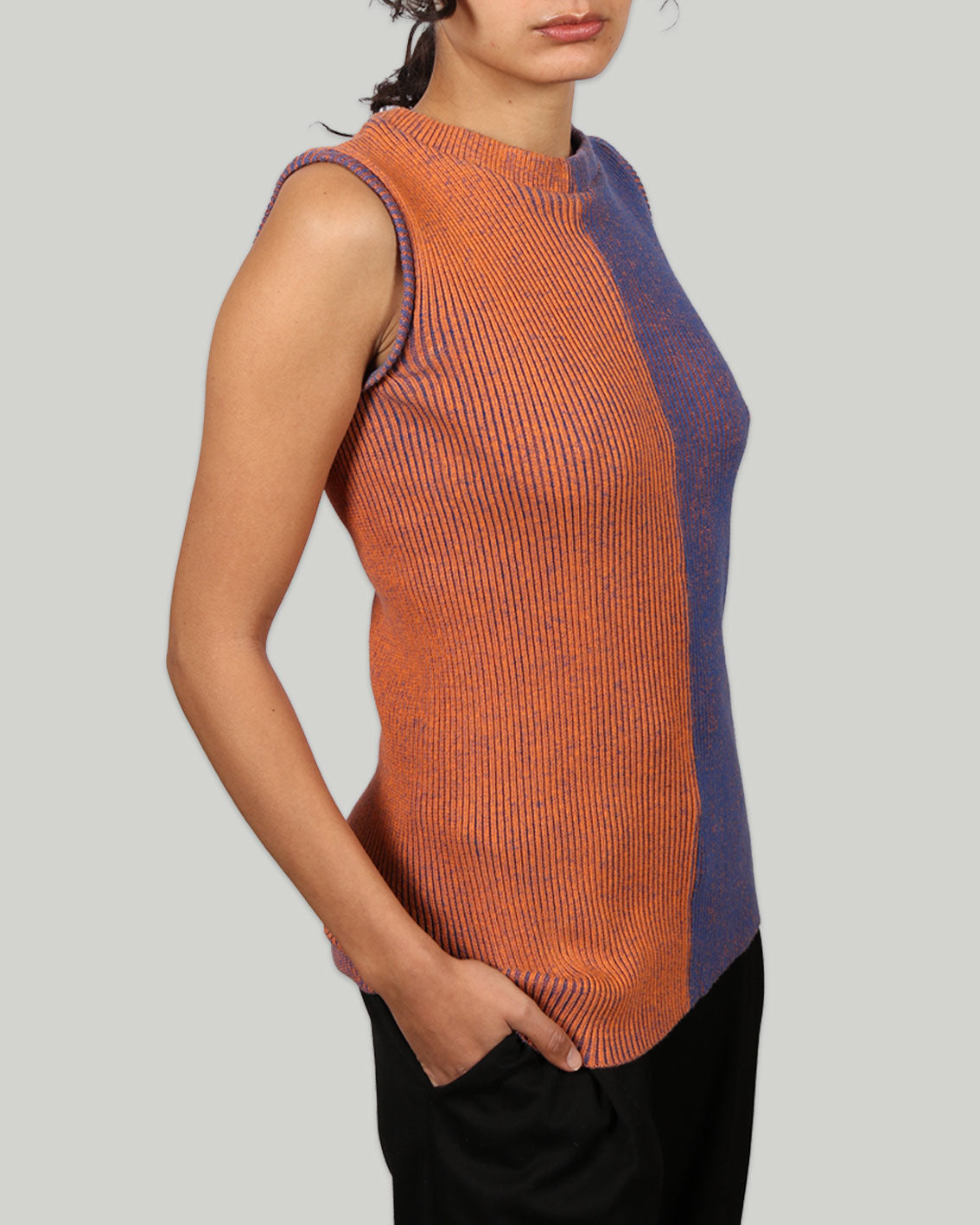 Knitted Ribbed Top