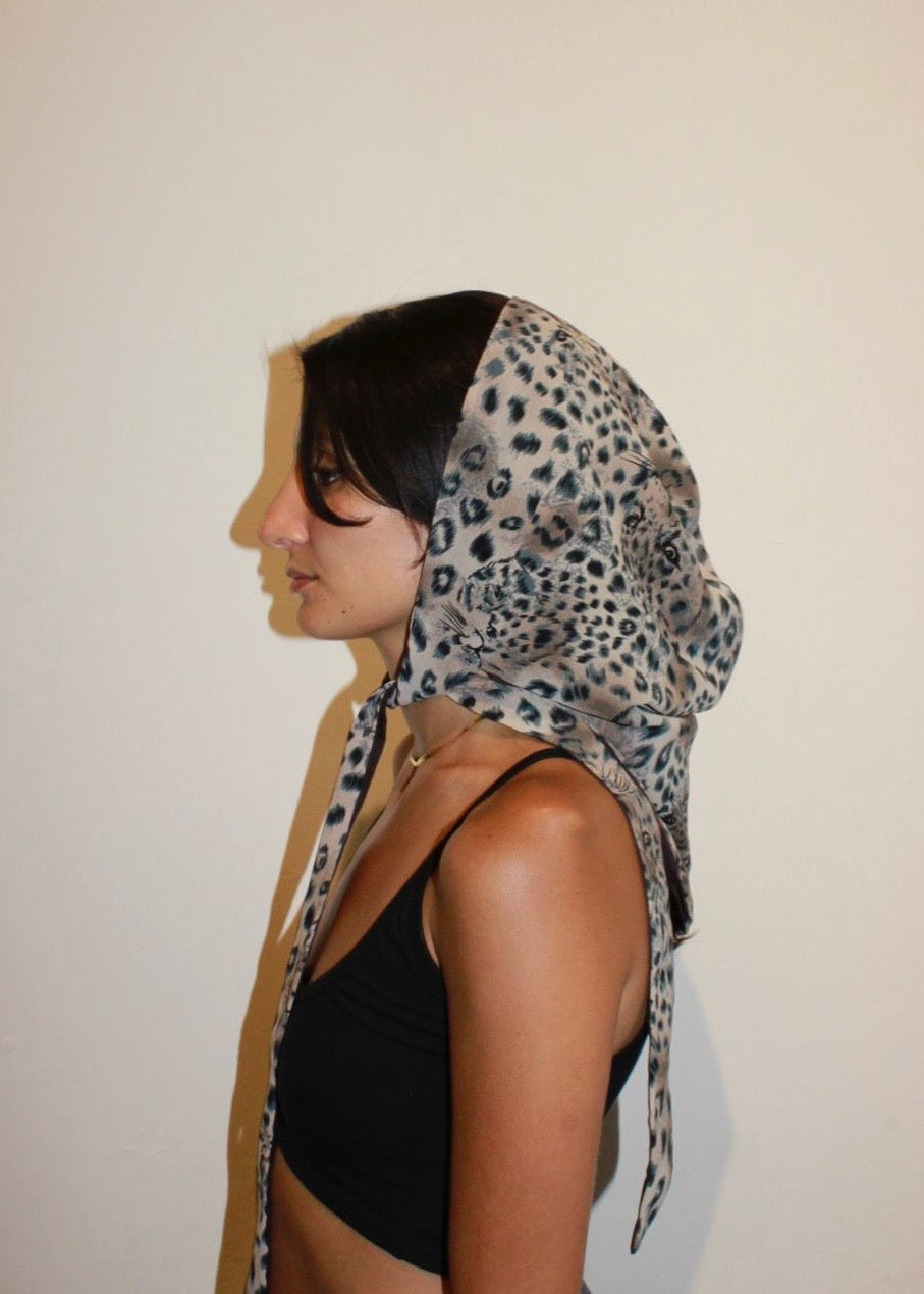 Brown Leopard Hood