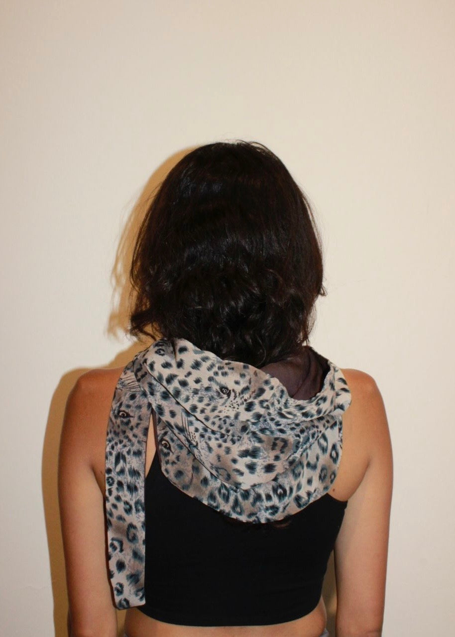Brown Leopard Hood