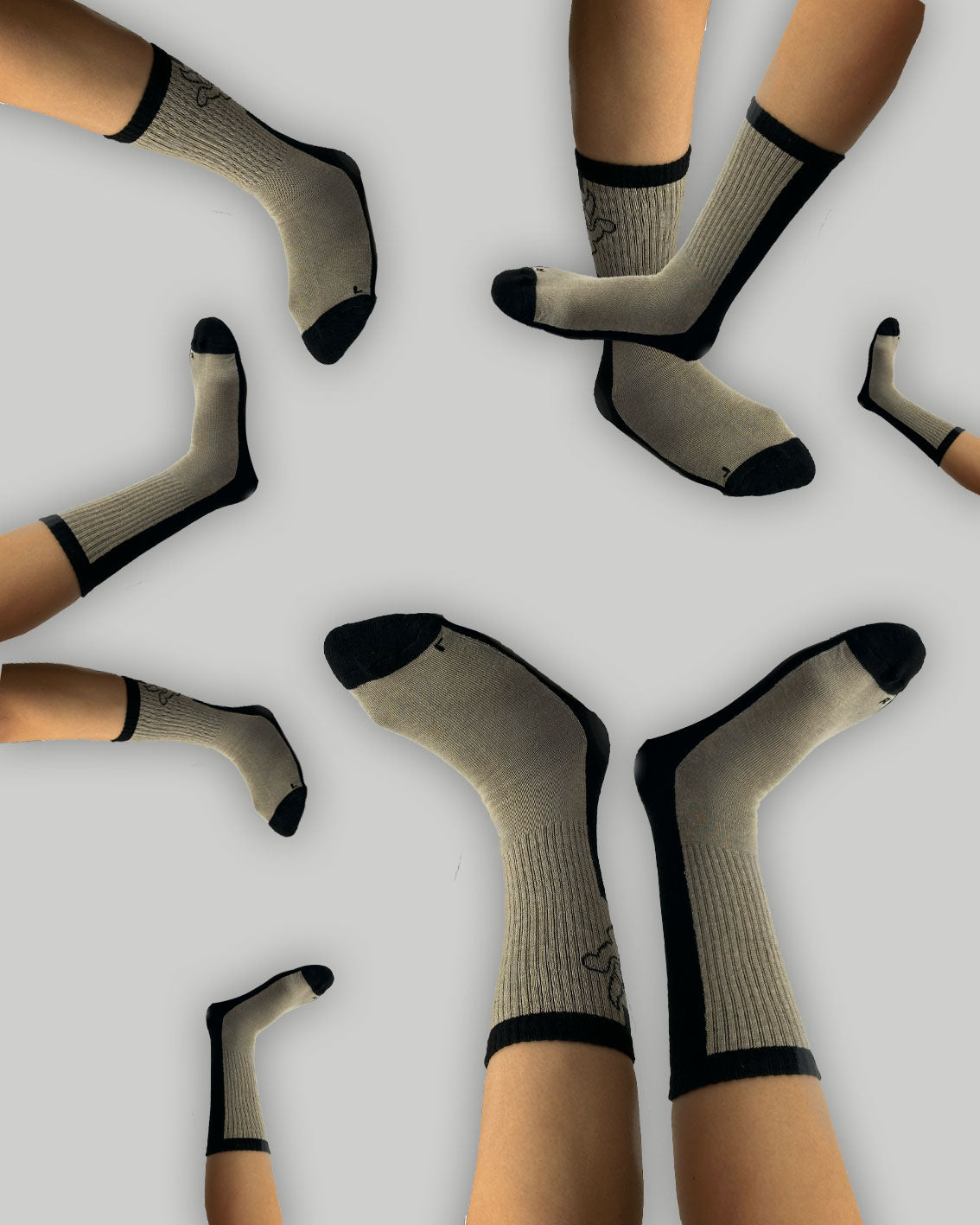 Beige Goodluck Socks
