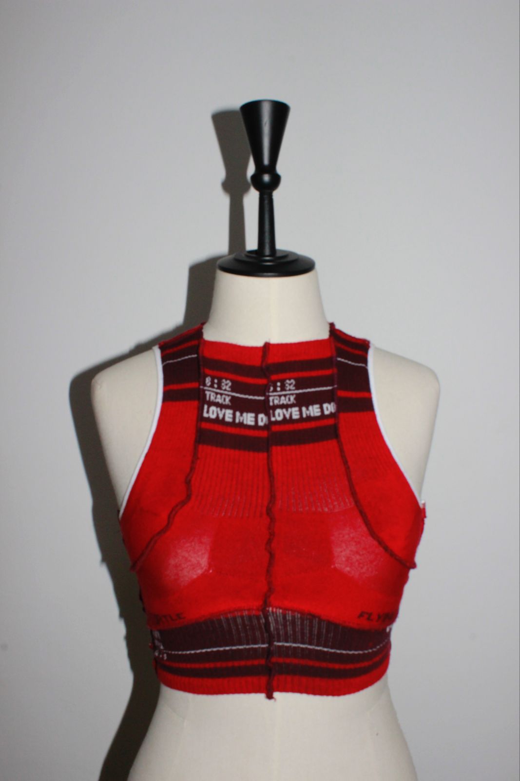 Love me do socks top - Red