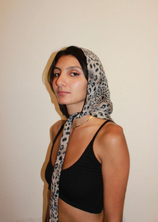 Brown Leopard Hood